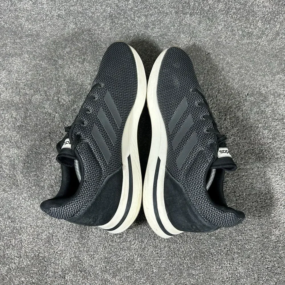Adidas Run 70s Core Essentials B96558 Men’s Size 13 Black Athletic Shoes Used